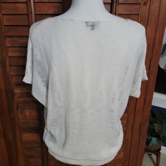 The Rage short sleeve sweater lightweight Aztec BOHO women's size small/ medium - Picture 2 of 5